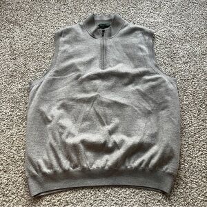 Fairway & Greene grey wool golf vest XXL